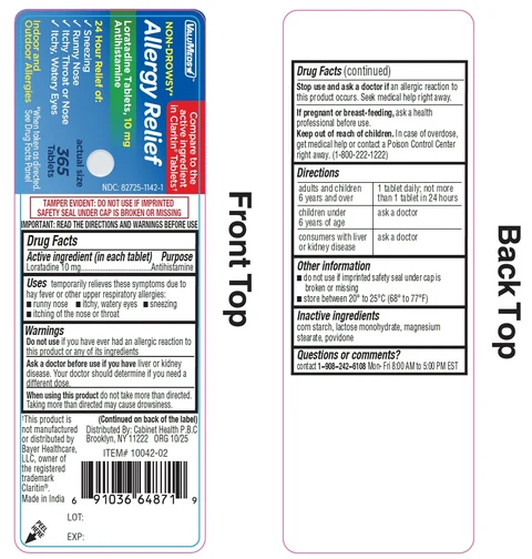 ValuMeds Allergy Relief Loratadine 포장