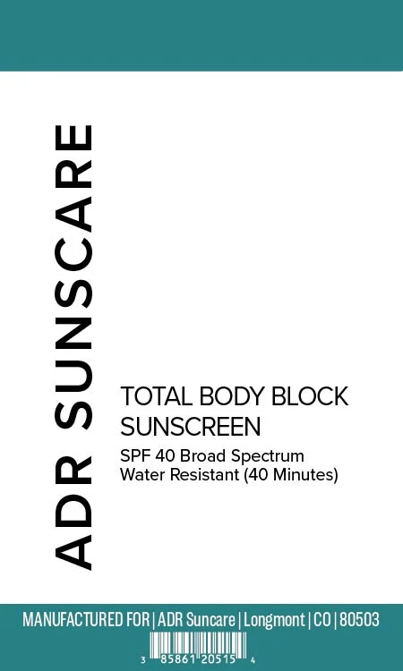 Total Body Block Sunscreen 포장