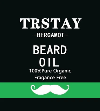 Trstay Bergamot Beard Oil packaging