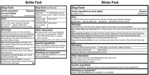 ValuMeds Allergy Relief 포장
