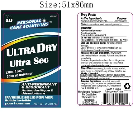 antiperspirant packaging