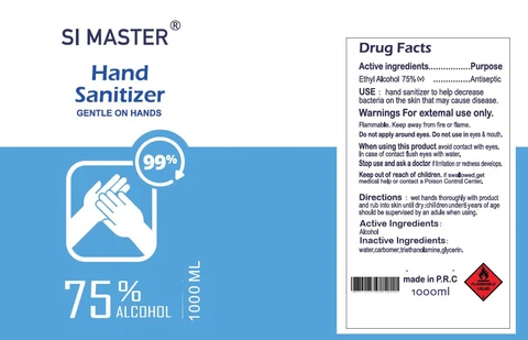 SI MASTER Hand Sanitizer 포장