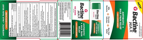 Bactine Max Antibiotic and Lidocaine Max Pain Relief 포장