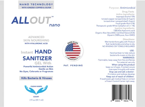 Hand Sanitizer packaging