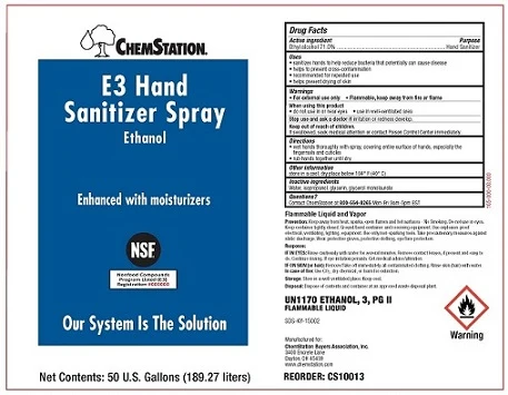 ChemStation E3 Hand Sanitizer 포장