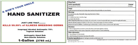 3785 ml Label