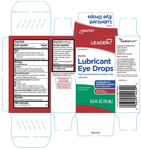 Leader Lubricant Eye Drops Soothing Relief packaging