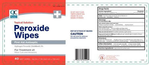 Quality Choice Hydrogen Peroxide Wipes 포장