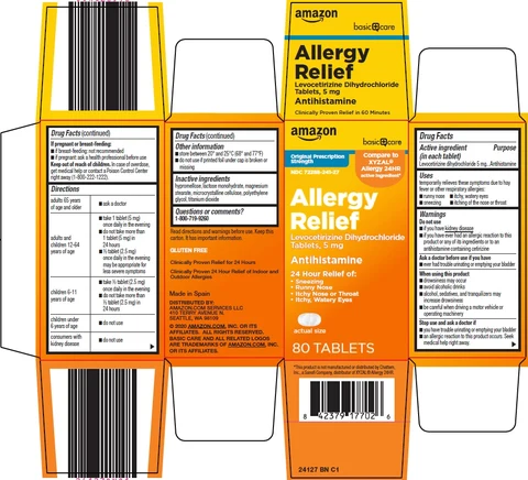 basic care allergy relief 포장