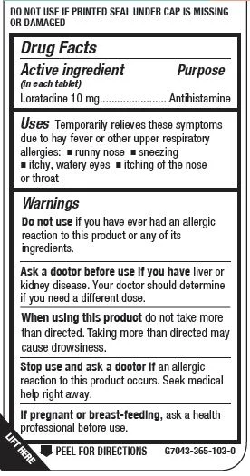 01b LBL_Welmate_Loratadine Allergey Relief_10mg_365ct_G7043-365-103-0_DF1