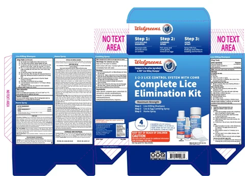 Walgreens Lice Elimination packaging