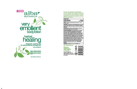 AL0043600 Alba Botanica VE Herbal Healing Body 포장
