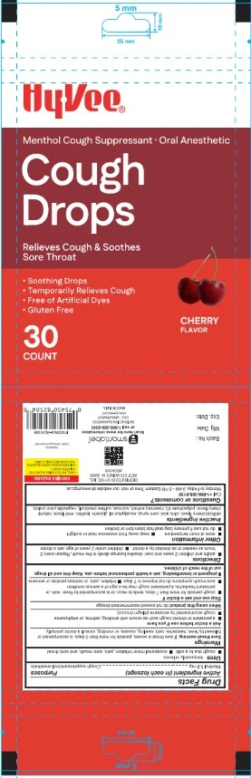 HyVee Cough Drops Cherry 포장