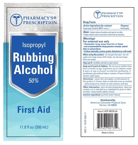 Rubbing Alcohol 포장
