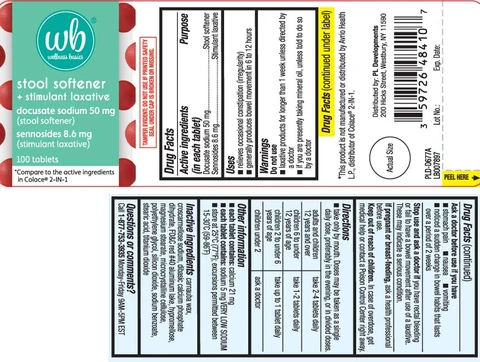 Stool Softener with Stimulant Laxative packaging