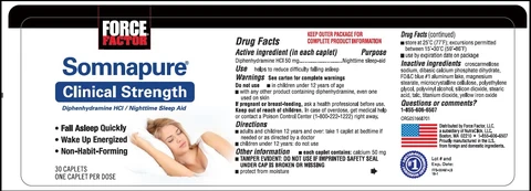 SomnapureClinical Strength packaging
