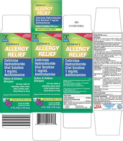 Quality Choice Childrens Allergy Relief 포장