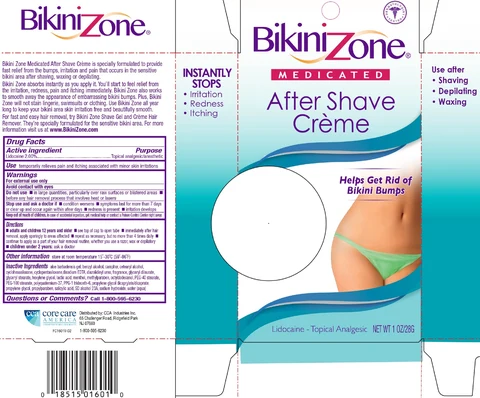 Bikini Zone Medicated CREME 포장