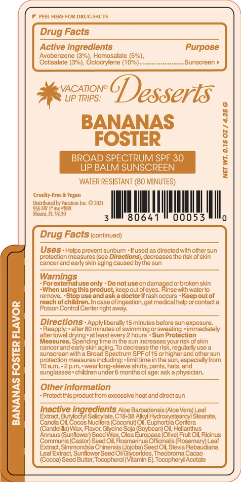 PRINCIPAL DISPLAY PANEL - 4.25 G Tube Label - BANANAS FOSTER