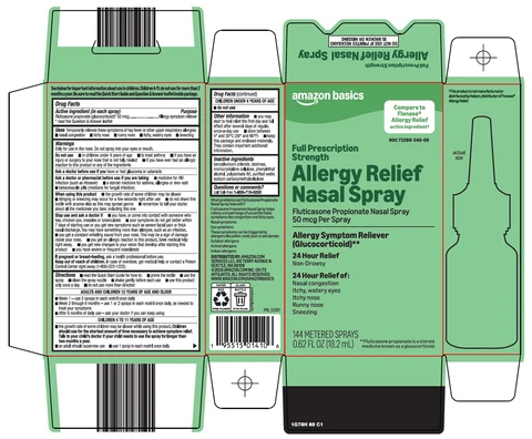 ALLERGY RELIEF NASAL 포장