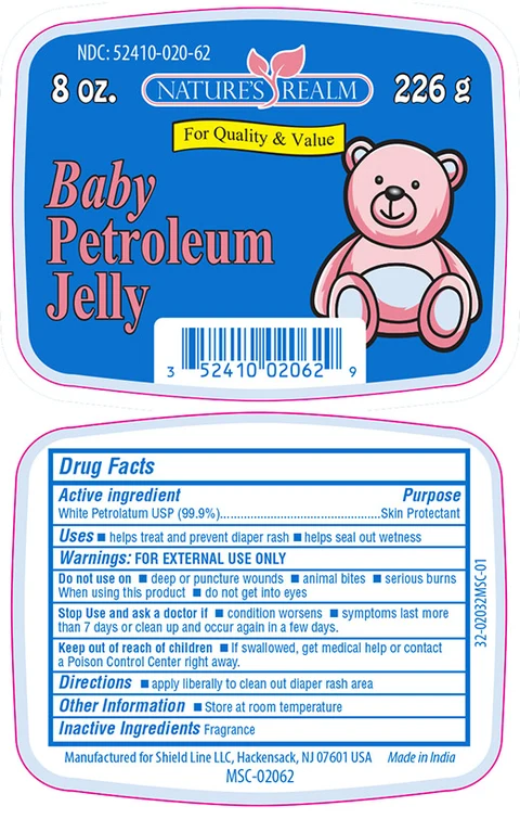Baby Petrolatum Jelly 포장