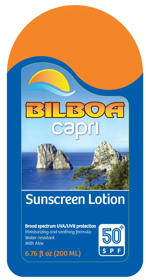 Bilboa Capri Sunscreen SPF 50 Plus 포장