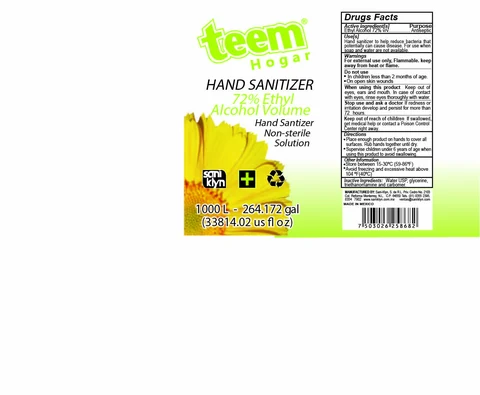 Teem Hogar packaging