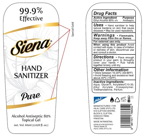 Siena Hand Sanitizer 포장