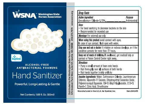 WSNA Hand Sanitizer packaging