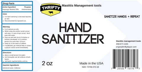 Hand Sanitizer packaging