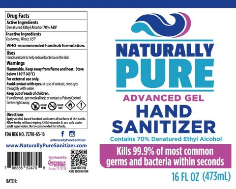 Hand Sanitizer packaging