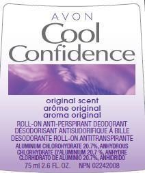 Cool Confidence Original ScentRoll-On Anti-Perspirant Deodorant 포장