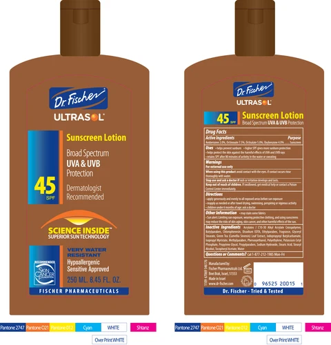 UltrasolSunscreenSunscreen Lotion SPF45 포장