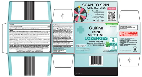 QUITINE MINI NICOTINE 포장