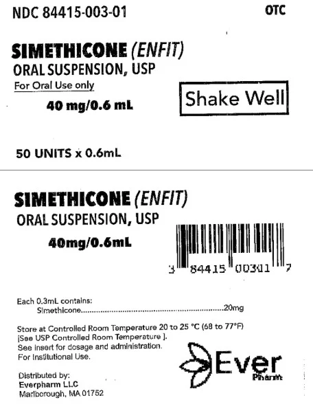 Simethicone Drops 포장