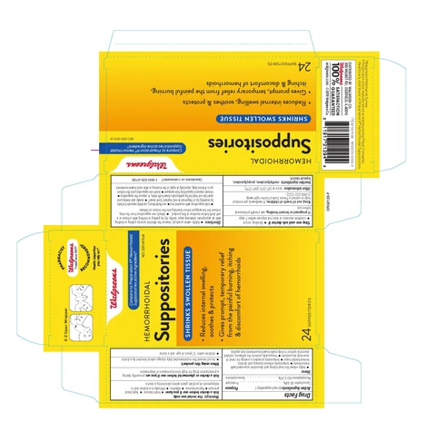 Walgreens Hemorrhoidal packaging