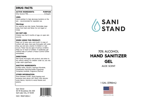Hand Sanitizer packaging