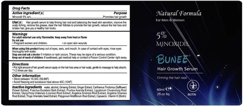 BUNEE Hair Growth Serum 포장