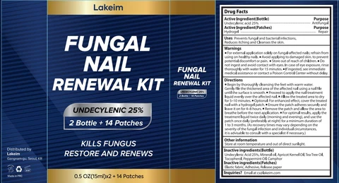 Lakeim FUNGAL NAIL RENEWAL Kit packaging