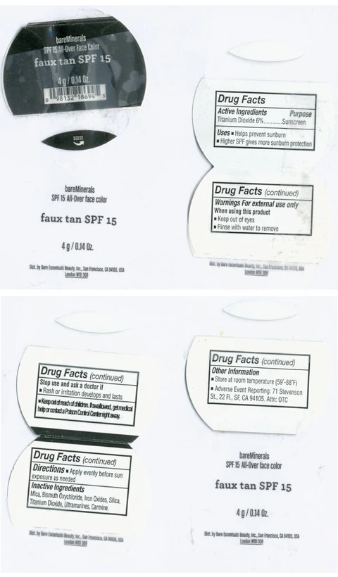 BareMinerals Faux TanFaux Tan 포장