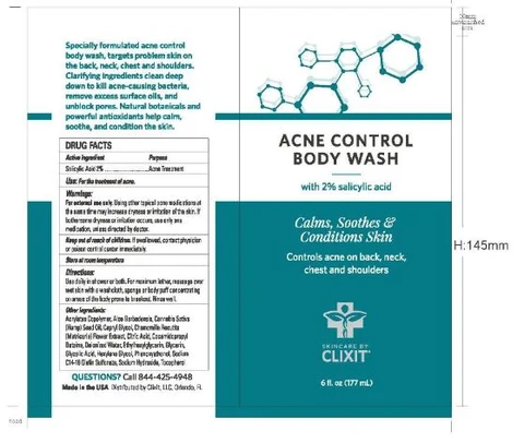 Acne Control Body Wash packaging