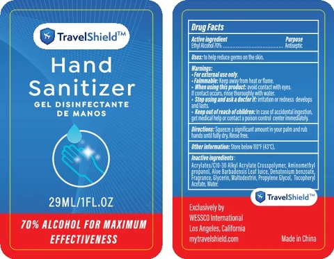 Hand Sanitizer packaging