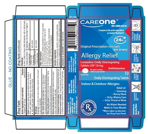 Loratadine ODT packaging