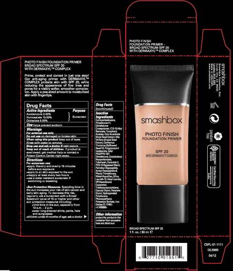 SMASHBOX PHOTO FINISH FOUNDATION PRIMER SPF 20 포장