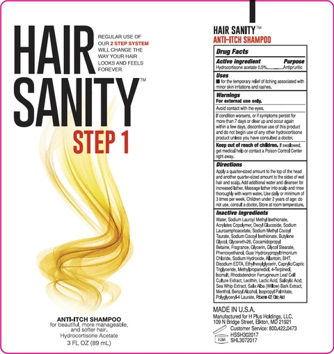 HairSanity Step 1 packaging