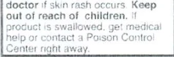 OTC Keep Out Of Reach Of Children