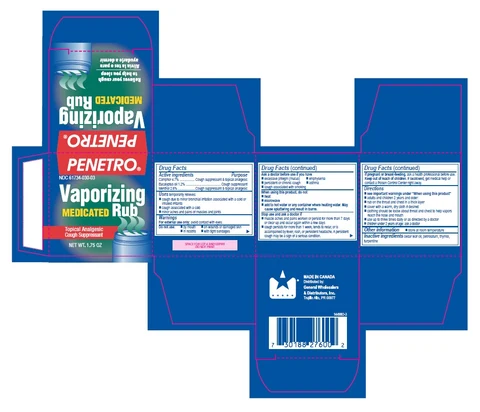 Vaporizing Colds Rub 포장