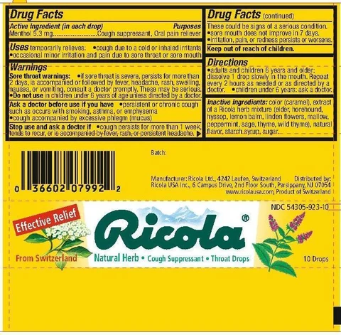 THE ORIGINAL NATURAL HERB COUGH DROPS 포장
