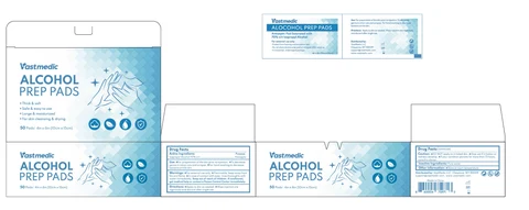 Vastmedic ALCOHOL PREP PADS 포장