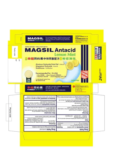 MAGSIL ANTACID (LEMON MINT) packaging